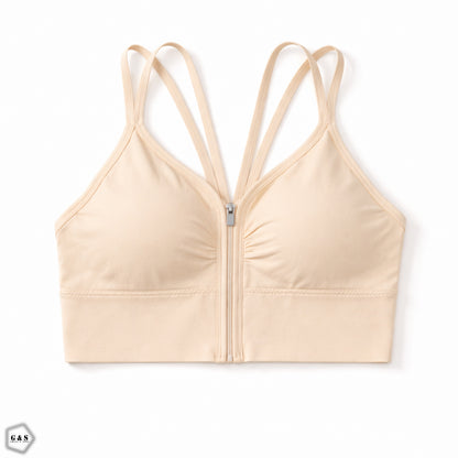 Pack Of 3 High Quality Front Zipper Sports/Casual Bralette