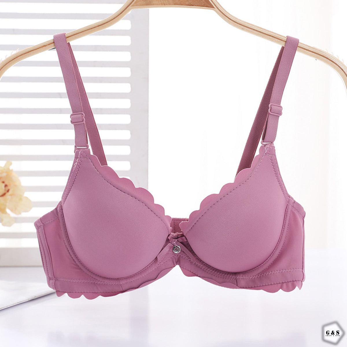 Pack Of 3 Double Padded Frill Design Wired Pushup Bras