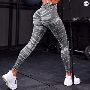 High Waist Seamless Zebra Print Butt Lifter Gym/Yoga Legging