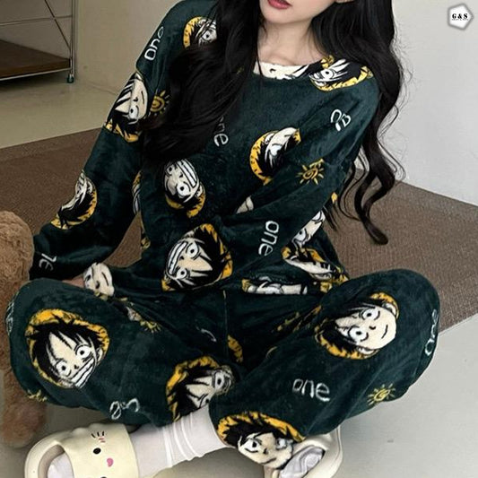 Ladies Imported Winter Flannel Suit