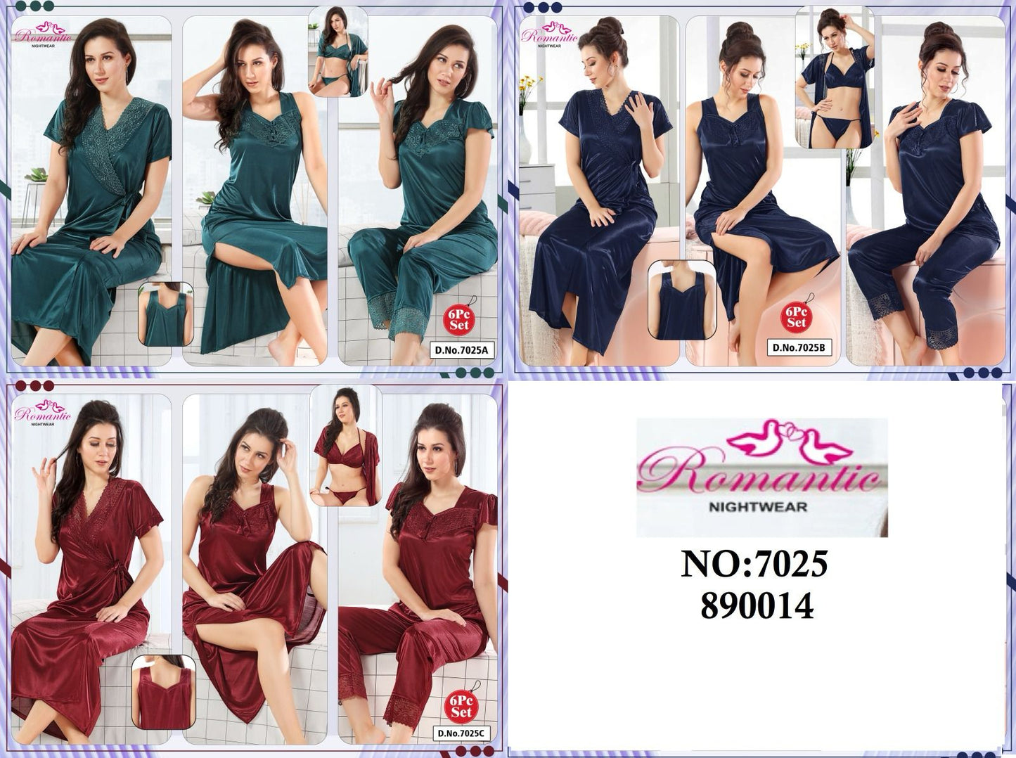 High Quality Silk Bridal Nighties