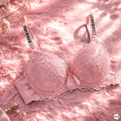 Pack Of 3 Fancy Wired Lace Pushup Bras