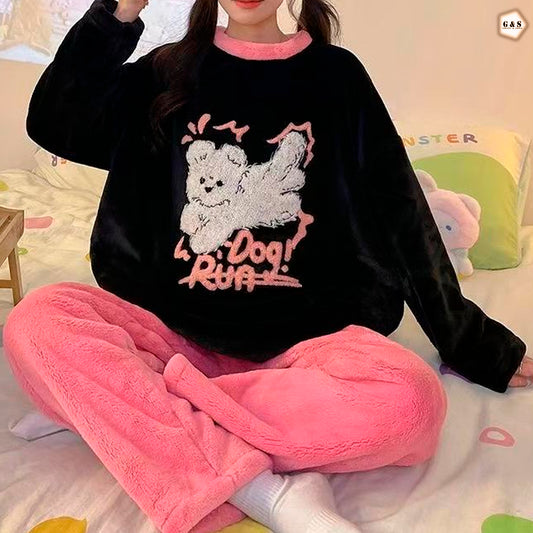 Ladies Imported Winter Flannel Suit