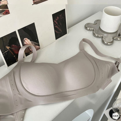 Premium Quality Pack Of 2 Anti-Sagging Strong Grip Light Padded Seamless T-Shirt Bras
