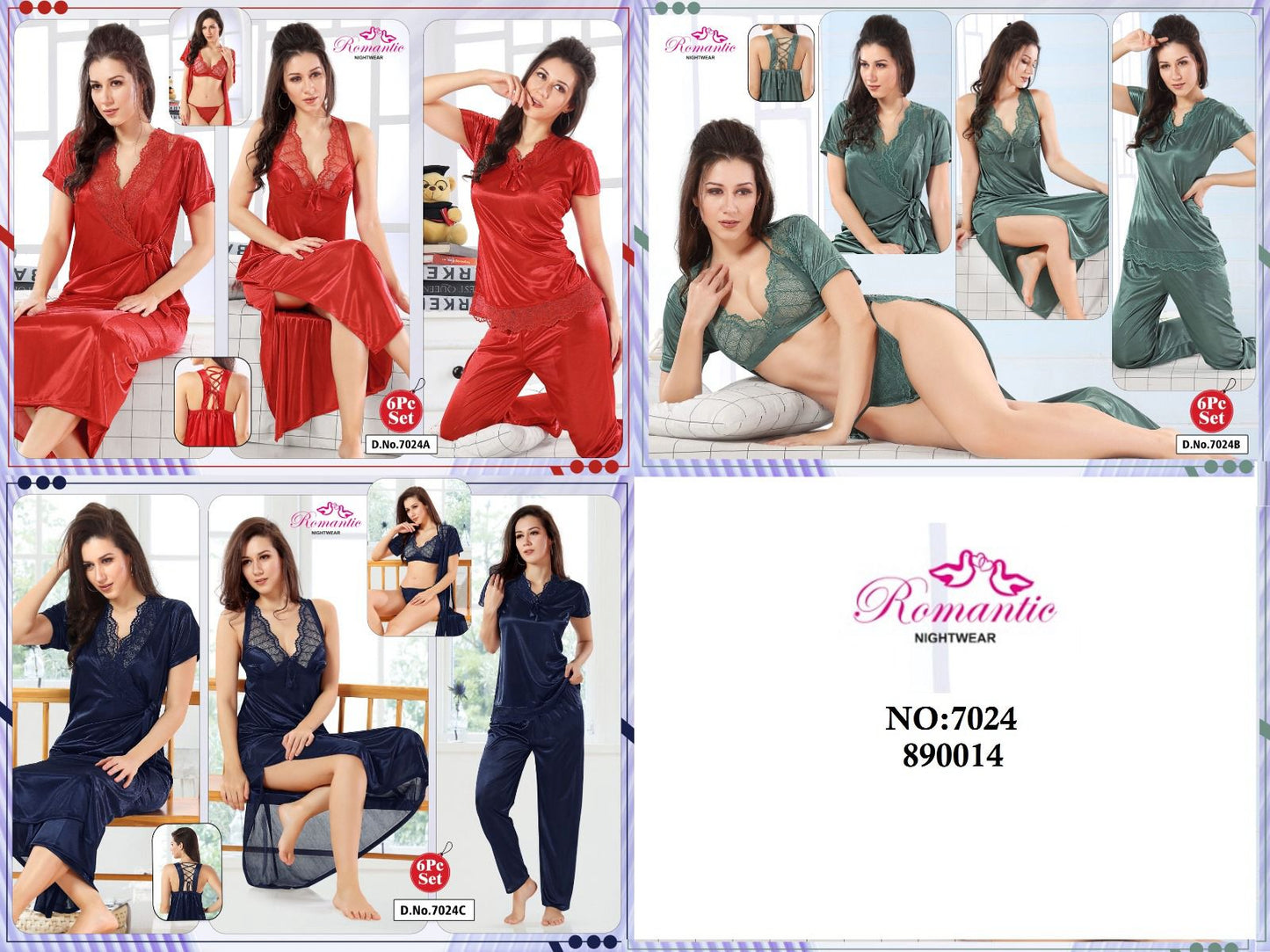 High Quality Silk Bridal Nighties