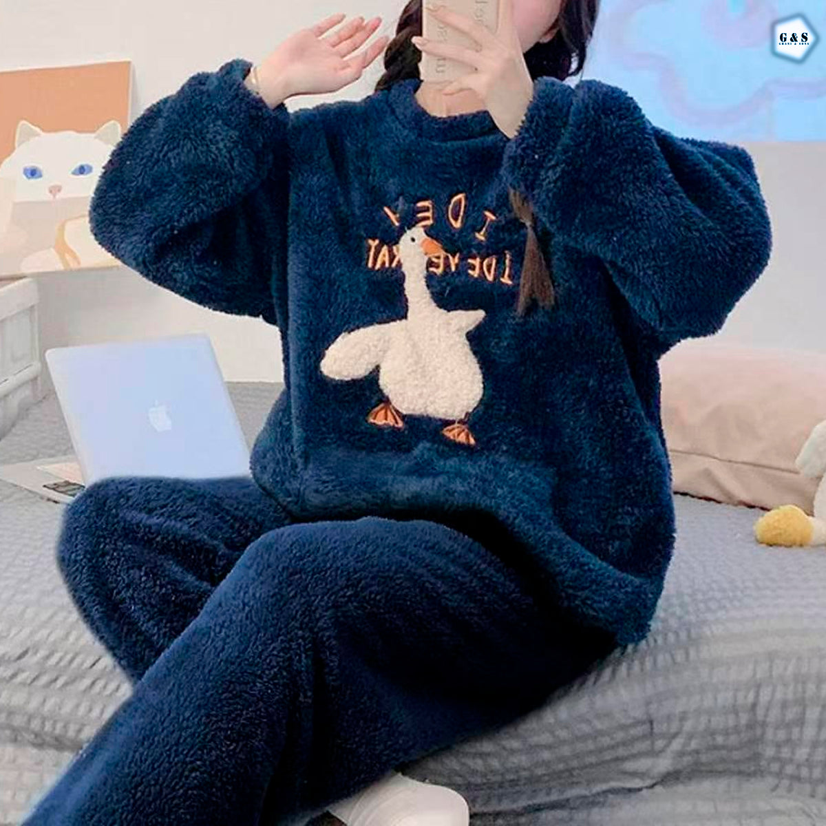 Ladies Imported Winter Flannel Suit