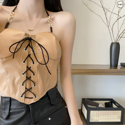 Ladies Imported Pack Of 3 Exclusive Leather Tops