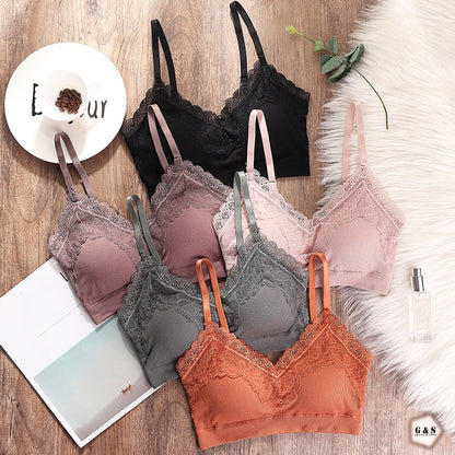Pack Of 3 Adjustable Strap Design Bralette