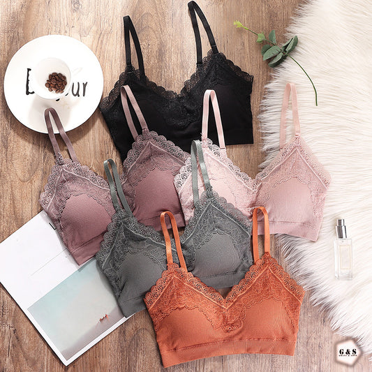 Pack Of 3 Adjustable Strap Design Bralette