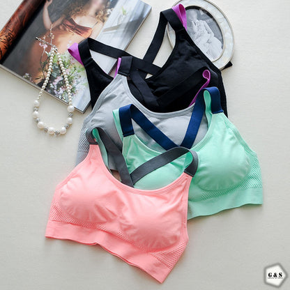 Pack Of 2 Cross Design Sports Bras