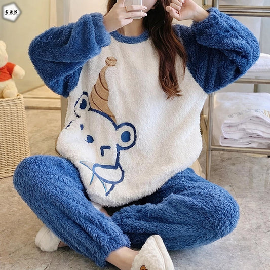 Ladies Imported Winter Flannel Suit