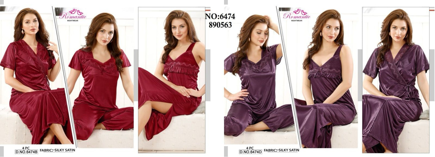 High Quality Silk Bridal Nighties