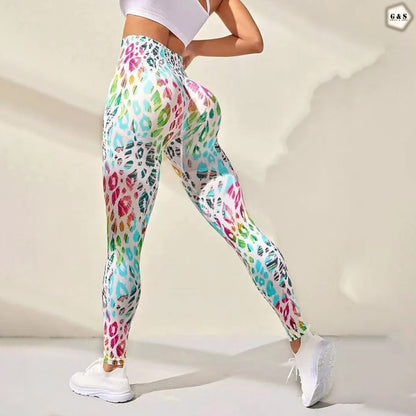 High Waist Seamless Printed Butt Lifter Gym/Yoga Legging