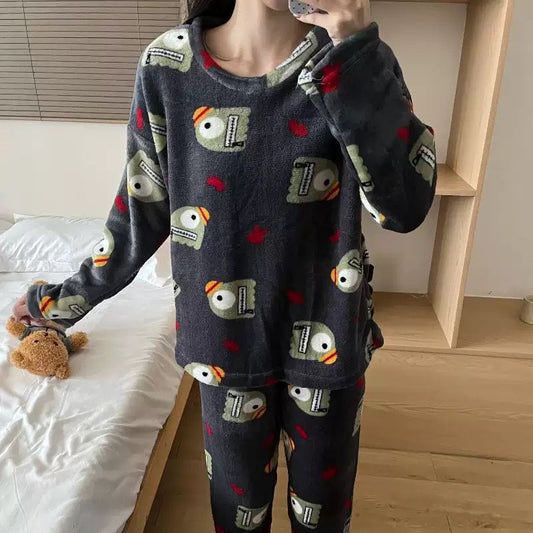 Ladies Imported Winter Flannel Suit