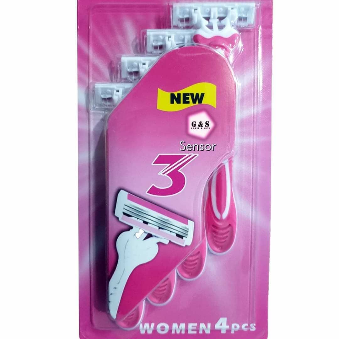 Pack Of 4 Safety Ladies Razor
