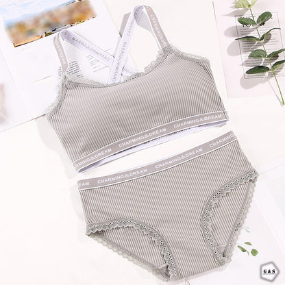 Pack Of 3 Stylish Bralette With Panty Set