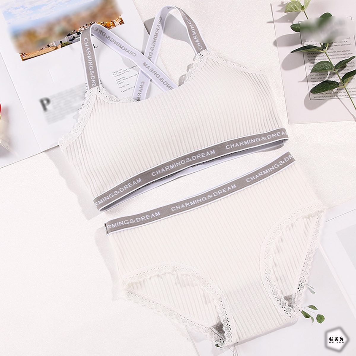 Pack Of 3 Stylish Bralette With Panty Set